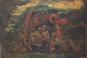 Eugene Delacroix Pieta (mk05) Germany oil painting art